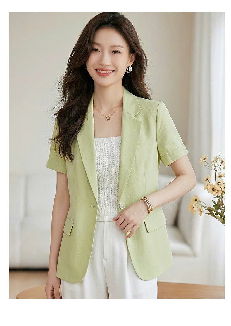 Áo Vest Tay Cộc Form Dài SM399