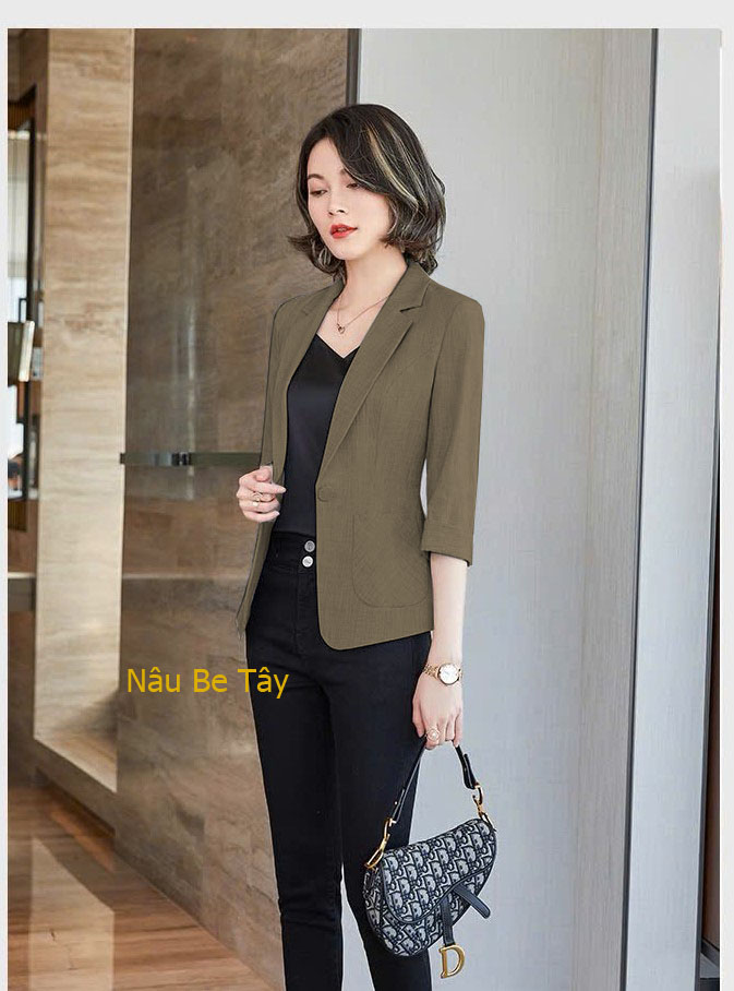  Áo  Vest Tay Tay Lửng Túi Ốp 1 Lớp SM405  