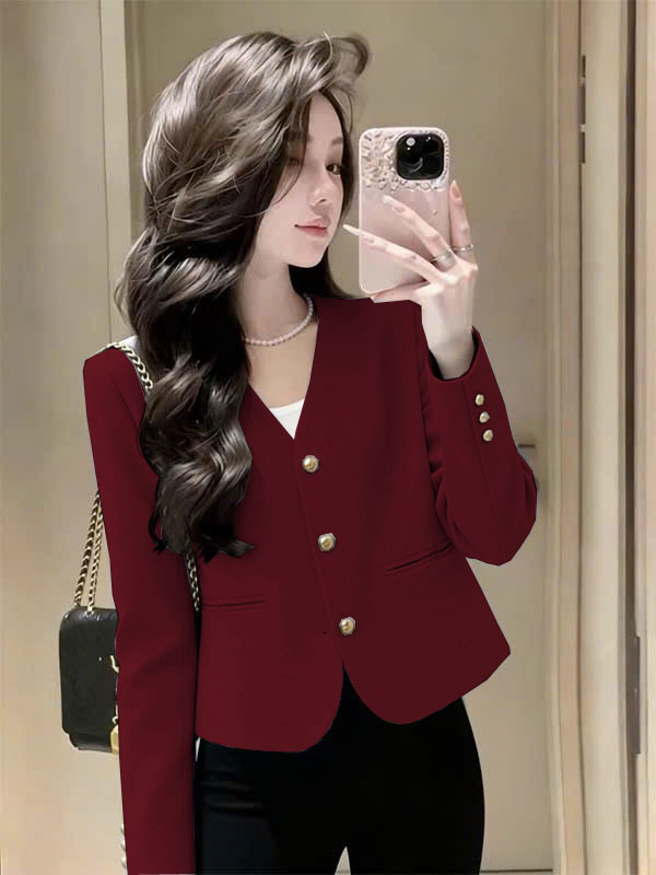 Áo Vest Cổ Tròn Dài Tay SM398