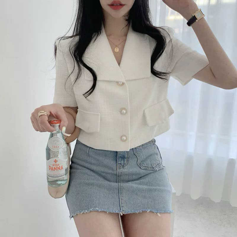 Áo Kiểu Dáng Croptop SM356  