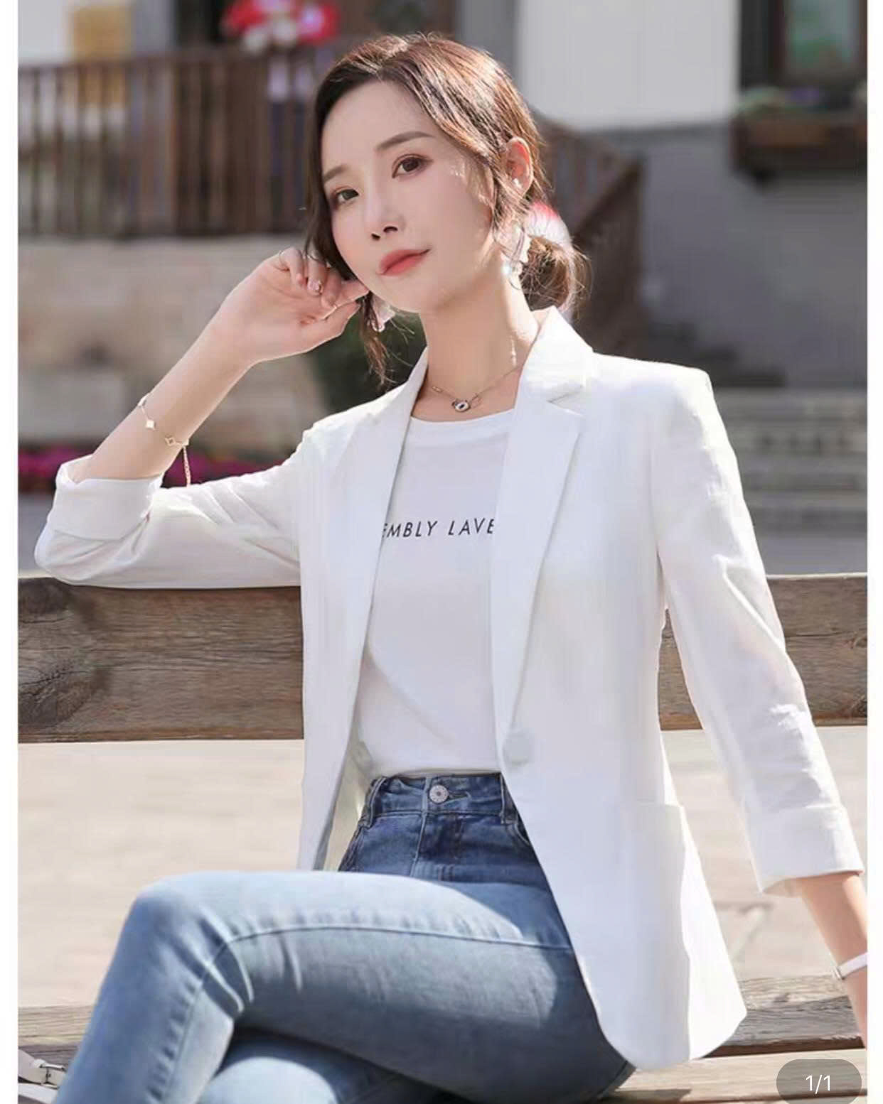 MẪU VEST LINEN FORM DÀI SM396 