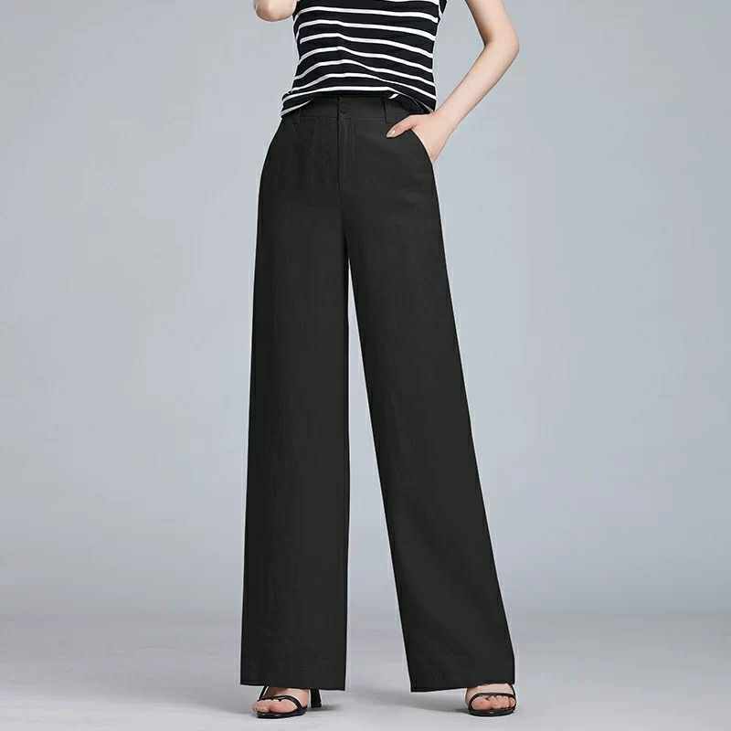  Quần Ống Suông Linen 